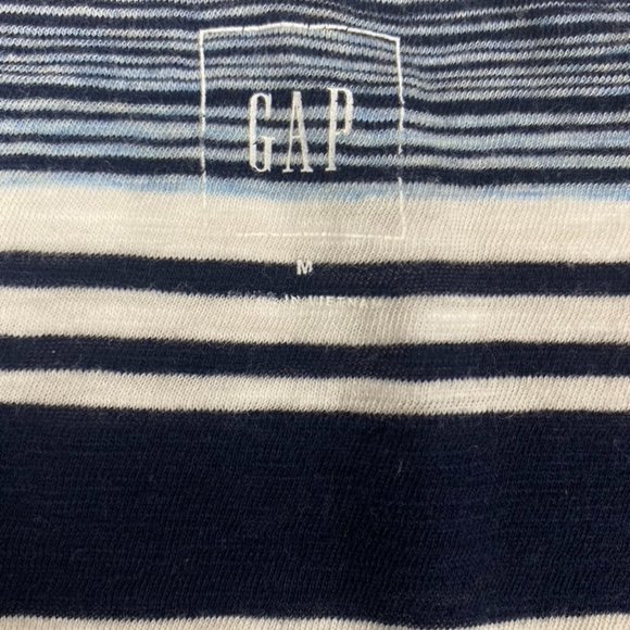 Gap Blue Tones Striped Shirt Size Medium - Picture 6 of 8